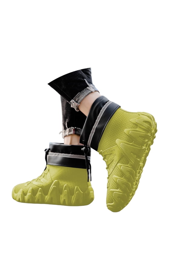 Mens Snow Boots Windproof Going Out Comfort Relaxed Thin Non Slip Wide Calf Boots Winter Boots Mens Shoes