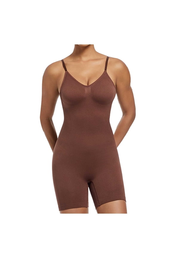 One Piece Jumpsuits For Women Backless Slimming Undergarment Shapewear Sleeveless Romper Playsuit