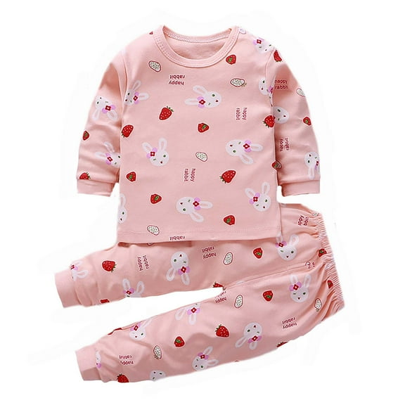 Xmyrz Pajama Sets For Girl 2 Piece Cartoon Pront Boy Long Sleeve Home Wear Dinosaur Animals Train Loungewear Pj Sleepwear Set Outfit