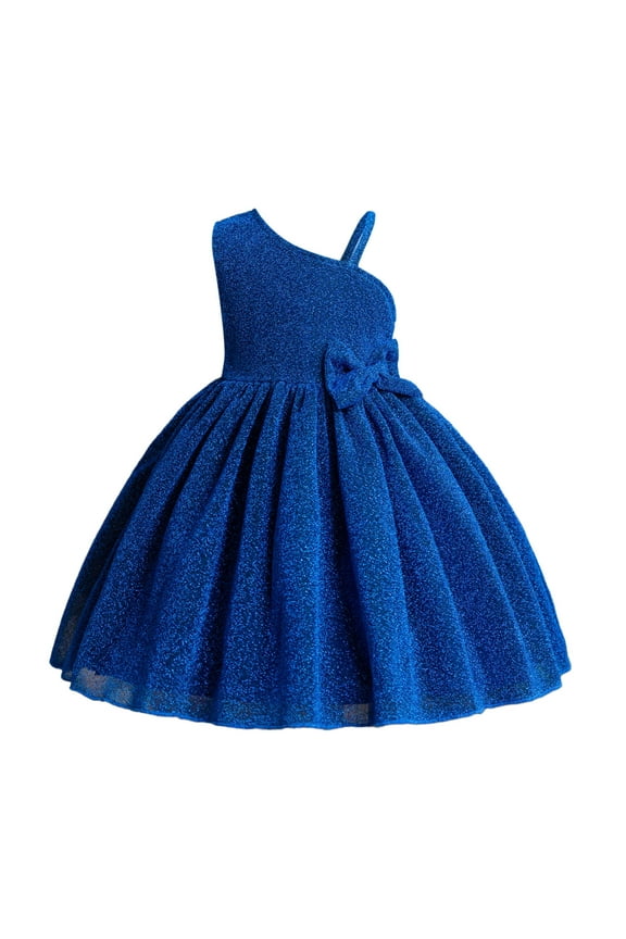 Princess Dresses For Girls Print Cosie Oblique Shoulder Breathable Leisure Sleeveless Flower Girl Dresses Going Out Dresses Cute Dresses