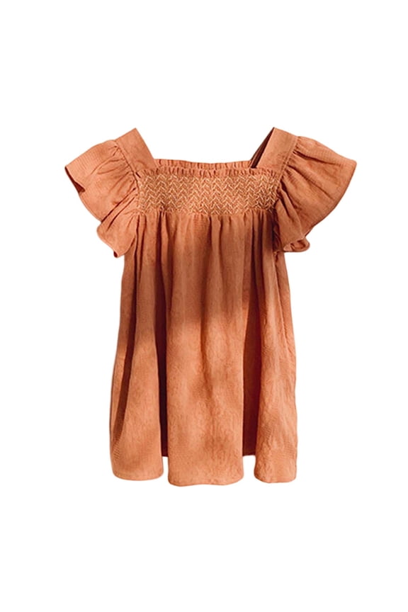 Princess Dresses For Girls Trendy Cotton Fly Sleeve Cozy Leisure Print Hanging Out Casual Dresses Going Out Dresses Cute Dresses