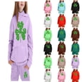 thumbnail image 1 of Xmyrz St Patricks Day Little Girl Holiday Outfits Pants Set Sweatsuits Hooded Classic Heart Long Sleeve Tracksuit Casual Clothes Sets Clothing Suits, 1 of 5