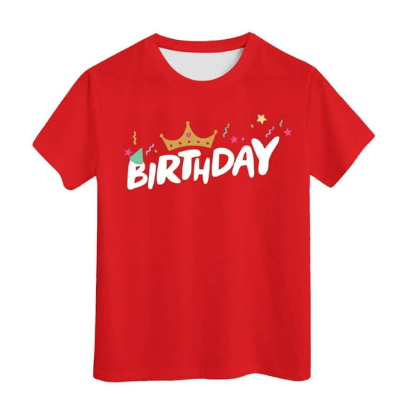 Xmyrz Toddler Girl Graphic T Shirts Teens Relaxed Fit Crewneck Regular Style Letter Print Cozy Short Sleeve Blouse Girls Tops