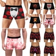 thumbnail image 1 of Xmyrz Valentine's Day Boxers For Men Underwear Stylish Interesting Printed Suitable Fresh Classic Design Baggy Underpants, 1 of 4
