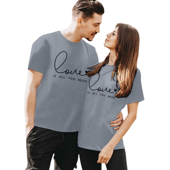 Xmyrz Valentine's Day Funny T Shirts For Women Cozy Versatile Print Going Out Leisure Short Sleeve Regular Style Women'S Tops, Tees & Blouses T-Shirt