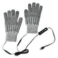 thumbnail image 1 of Xmyrz Winter Gloves Women Usb Heated Gloves Heating Adjustable Temperature Rechargeable Battery Gloves Warm Gloves Mittens, 1 of 2