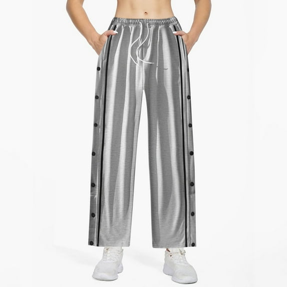 Xmyrz Women'S Casual Pants Buched Vintage Style Button Down Pocket Vacation Active Slim Fit Lounge Trousers Casual Trouser
