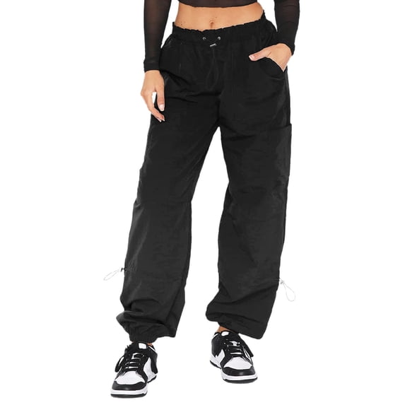 Xmyrz Women'S Pants Straight Tube Temperament Comfy Cargo Pants Commuting Loose Wide Leg Lounge Pants Casual Trouser
