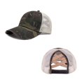 thumbnail image 1 of Xmyrz Women Washed Distressed Mesh Baseball Cap Vintage Summer Breathable Lightweight Outdoor Sun Protection Adjustable Hat, 1 of 3