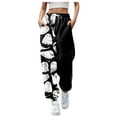 thumbnail image 1 of Xmyrz Womens Casual Pants Halloween Print Leisure Going Out Comfortable Lightweight Loose Fit Lounge Pants Casual Trouser, 1 of 4