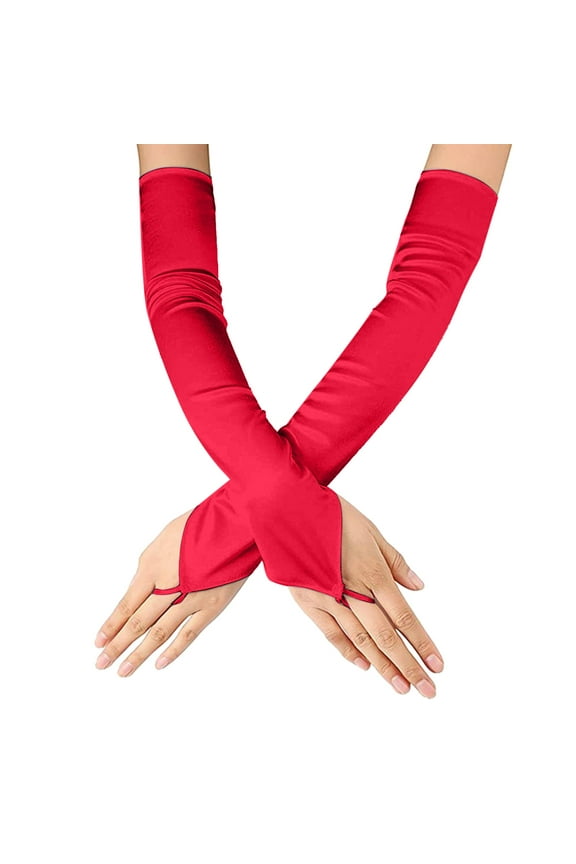 Womens Gloves Winter Gloves Solid Satin Gloves Long Dres Wedding Performance Gloves Ski Gloves Snow Gloves Mittens
