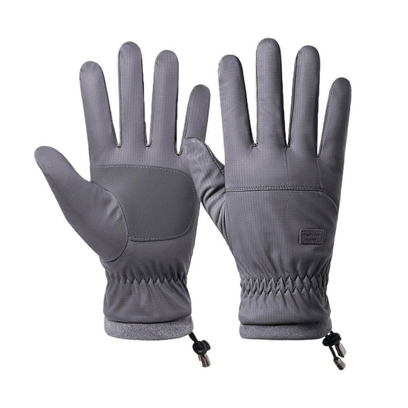 Xmyrz Womens Gloves Winter Gloves Thickened Waterproof Knitted Cycling -Lined Touch Screen Gloves Ski Gloves Snow Gloves Men's Mittens