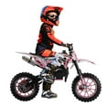 thumbnail image 1 of Xnigf 49cc Gas Powered Dirt Bike, 2-Stroke Mini Motorcycle for Youth Beginners, Off-Road Motocross Bike with Front & Rear Disc Brakes, Pink, 1 of 8