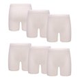thumbnail image 1 of Xnihocha 6 Packs Girls Lace Trim Dance Safety Shorts Active Bike Shorts Under Dress Undershorts Nude 11-12, 1 of 6