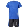 thumbnail image 1 of Xnihocha Boys Soccer Sports Training Uniforms Kids Youth Athletic Football Soccer Jersey Shirt and Blue 160, 1 of 7