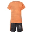 thumbnail image 1 of Xnihocha Boys Soccer Sports Training Uniforms Kids Youth Athletic Football Soccer Jersey Shirt and Orange 170, 1 of 7