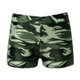 thumbnail image 1 of Xnihocha Girls Boys Athletic Shorts Stretchy Yoga Cheer Bike Dance Gymnastics Shorts Leggings Green 3-4, 1 of 4