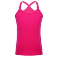 thumbnail image 1 of Xnihocha Kids Girls Dance Tank Tops Spaghetti Strap Camis Racerback Gymnastic Yoga Top Shirts Hot Pink 150, 1 of 6