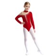 thumbnail image 1 of Xnihocha Kids Girls Shiny Rhinestone Dance Bodysuit Gymnastic Leotard Tank Ballet Unitard Activewear Burgundy 10, 1 of 7