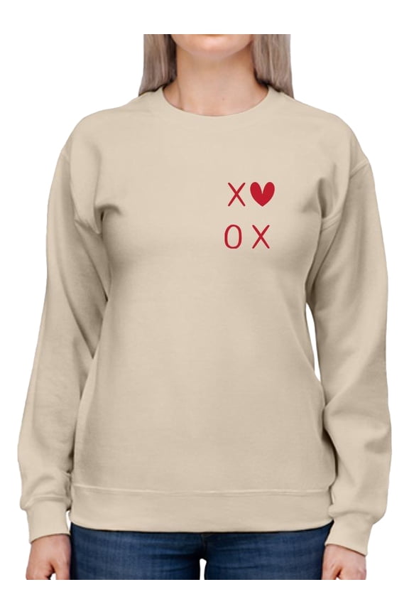 Xo Ox Sweatshirt Women -Smartprints Designs, Female Small
