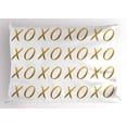 thumbnail image 1 of Xo Pillow Sham Affection Sincerity Love Letter Figures with Old Fashioned Style Retro Effects Print, Decorative Standard Queen Size Printed Pillowcase, 30 X 20 Inches, Gold and White, by Ambesonne, 1 of 2