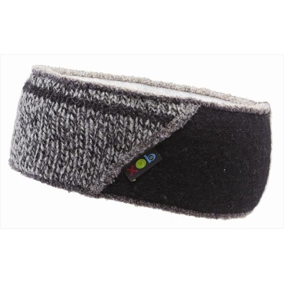 Xob HeadBand - Black & Grey, Medium-Large