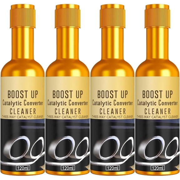 Xocfar 2026 Upgraded Catalytic Converter Cleaner,4 Pack Boost Up Vehicle Engine Catalytic Converter Cleaner Multipurpose Deep Cleaning(US Stock)