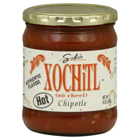 Xochitl Chipotle Hot Salsa, 15 oz (Pack of 6)