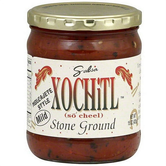Xochitl Salsa - Stone Ground - Mild - Case Of 6 - 15 Oz