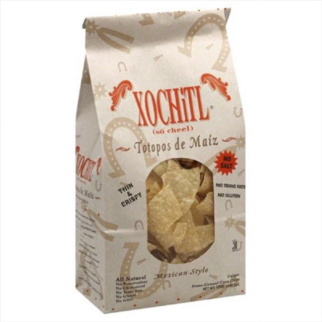 Xochitl Unsalted Corn Tortilla Chips, Mexican Style, 12 Oz (Pack of 1