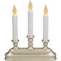 White LED Flameless Window Candle with Dusk to Dawn Sensor