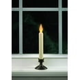 thumbnail image 1 of Xodus Innovations Battery Operated LED Window Candle, Dusk to Dawn Light Sensor, Aged Bronze Base, Amber Flicker Flame 4 Pack, 1 of 5