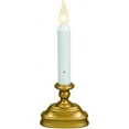 thumbnail image 1 of Xodus Innovations Flameless Taper Candle FPC1320B - Dual Flame Dusk to Dawn Sensor - 8.5" Gold, 1 of 5