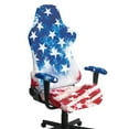 thumbnail image 1 of Xoenoiee American Flag Firework Print Gaming Chair Covers Slipcover Set with Armrest Covers, Stretchable Cat Scratch Proof Fits Most Office, Reclining & Racing Gaming Chairs Machine Washable,, 1 of 7