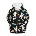 thumbnail image 1 of Xoenoiee Astronaut Earth Spaceship Print Casual Hooded Jacket for Teen Girls Boys Zip Up Hoodie Long Sleeve Sweatshirt with Pocket Kids Youth Fall Outerwear Outfits for 6-7 Years Kids, 1 of 7