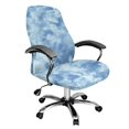thumbnail image 1 of Xoenoiee Blue Tie Dye Pattern Stretch Computer Office Chair Cover, Spandex Slipcover Protective, Removable Stretchable Universal Desk Chair Covers Rotating Chair (Not Chair), L, 1 of 6