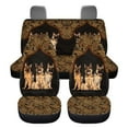 thumbnail image 1 of Xoenoiee Boho German Shepherd Dog Pattern Car Seat Covers Front Seat Protector Split Bench Cover Full Set 4 pcs Auto Seat Protector Pads, Universal Fit, for Car SUV Van Truck, 1 of 7
