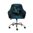 thumbnail image 1 of Xoenoiee Boho Mandala Frog Print Swivel Accent Chair Covers Accent Dining Chair Cover Stretch Mid Century Accent Office Desk Chair Sliopcover Swivel Arm Chair Protector for Home Office Living Room, 1 of 7