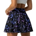 thumbnail image 1 of Xoenoiee Butterfly Music Note Print Women's Tennis Skirt Pleated Active Athletic Skort Lightweight Golf Skort for Running Training Sports, XL, 1 of 7