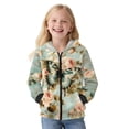 thumbnail image 1 of Xoenoiee Butterfly Rose Flower Print Hoodies Sweatshirt for Kids Long Sleeve Jacket Pullover Hoodie Full Zip Coat with Hood for Teen Girls Fall Outfits Sweat Shirts Jumpers with Pocket, M, 1 of 7