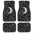 thumbnail image 1 of Xoenoiee Car Mats Sun Moon Skull and Star Pattern Car Floor Mats Luxury Universal All-Weather Polyester Rubber Car Mats for Women Men Cars Truck Van SUV (4 Pcs), 1 of 6