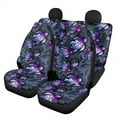 thumbnail image 1 of Xoenoiee Car Seat Covers 4 Pcs Full Set, Turtle Design Auto Front Seat & Rear Split Bench Seat Cover Auto Accessories Universal Fit, 1 of 6