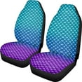 thumbnail image 1 of Xoenoiee Car Seat Covers High Back Design for Front Seats, Blue Purple Mermaid Fish Scale Print, Universal Fit Vehicle Seat Cushion Protectors for SUV Car Truck, 1 of 6