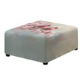 thumbnail image 1 of Xoenoiee Cardinal Cherry Blossom Print Stretch Ottoman Cover Square Ottoman Slipcovers Furniture Protector Folding Storage Stool Furniture Protector Soft Slipcover with Elastic Bottom, S, 1 of 7