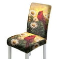 thumbnail image 1 of Xoenoiee Cardinal Daisy Print Stretch Chair Covers for Dining Room, Removable Dining Room Chair Covers Washable Dining Chair Slipcovers Seat Protector for Home Banquet, 1 Set, 1 of 7