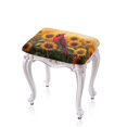 thumbnail image 1 of Xoenoiee Cardinal Sunflower Print Stool Covers Rectangle, Stretch Rectangle Barstool Covers Elastic Vanity Stool Cover Jacquard Chair Seat Slipcover Saddle Seat Cover with Elastic Band, 2 Pack, 1 of 6