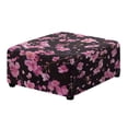thumbnail image 1 of Xoenoiee Cherry Blossom Print Square Ottoman Cover Stretch Polyester Washable Ottoman Slipcovers Elastic Foot Stool Foot Rest Protector for Living Room Bedroom, S, 1 of 7