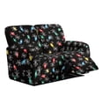 thumbnail image 1 of Xoenoiee Christmas Bulb Snowflake Print Couch Cover 6-Piece Washable Recliner Slipcovers with Pockets Spandex Fabric Furniture Protector Christmas Decoration for 2-Seater Recliner Sofa, 1 of 6