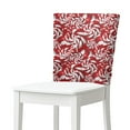 thumbnail image 1 of Xoenoiee Christmas Candy Print Chair Covers - Universal Dining Room Chair Back Covers, Chairs Slipcovers, Removable Chairs Protectors Cover for Kitchen/Banquet/Party Christmas Decor, 1 Pack, 1 of 7
