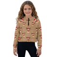thumbnail image 1 of Xoenoiee Christmas Deer Candy Print Girls Half Zip Hoodies Xmas Oversized Sweatshirts Casual Pullover Long Sleeve Shirts Fall Fashion 2024 Winter Clothes, Size 7-8 Years, 1 of 7